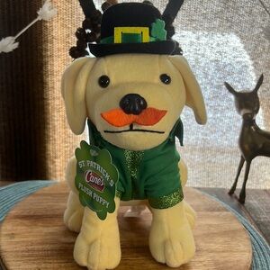 ☘️ Canes St. Patrick’s Day Plush Puppy NWT 2020’ Limited Edition ☘️